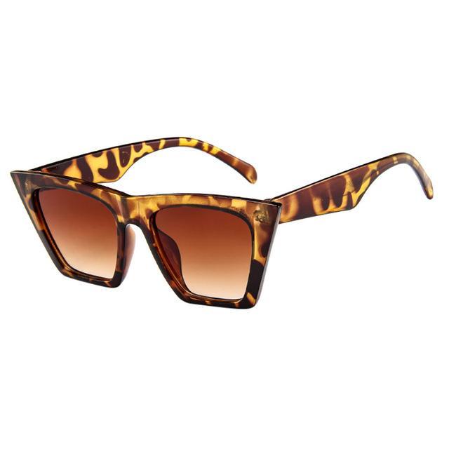 Hello Lover Oversized Square Cateye Sunglasses